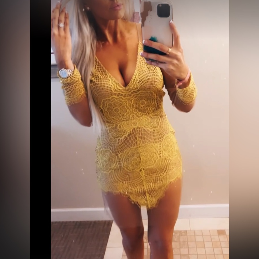 For Love and Lemons Antigua mini dress size medium